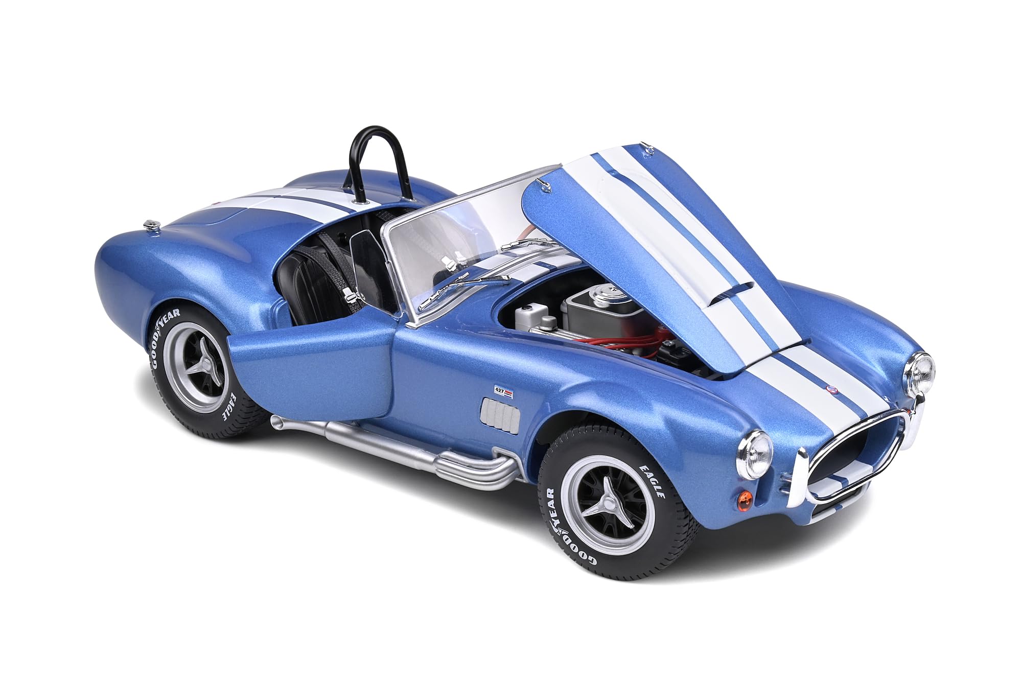 Amazon.co.jp: ,ソリド 1/18 AC コブラ 427 MkII メタリックブルー